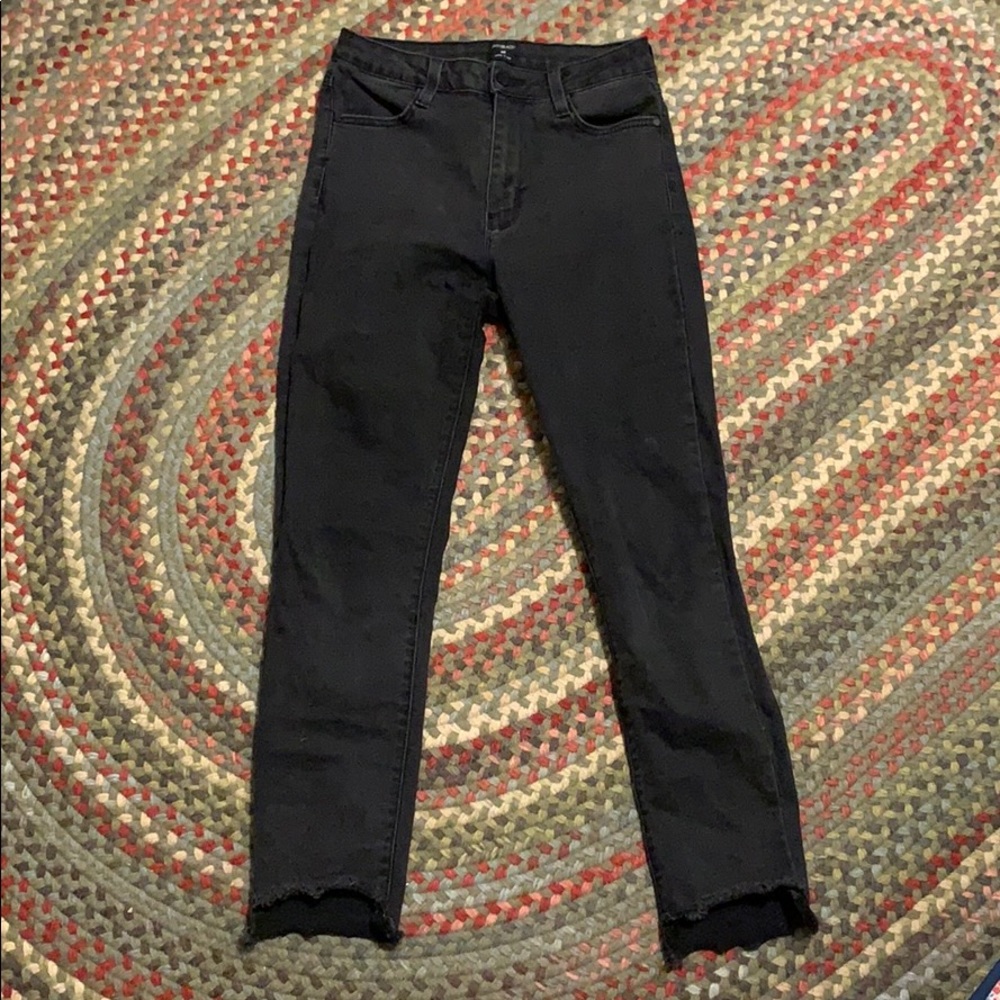 Just Black sz 28 fitted crop stretch skinny jeans